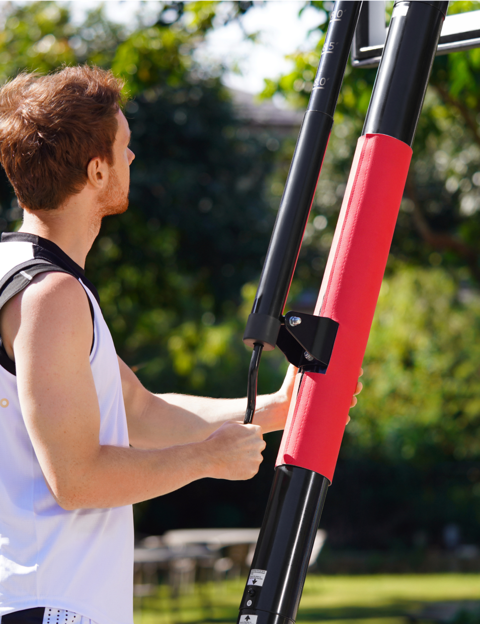 Accu Level Crank Lift UV-Resistant Polycarbonate Backboard