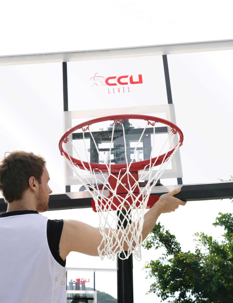Accu Level Crank Lift Most Durable Basketball Hoop Brands